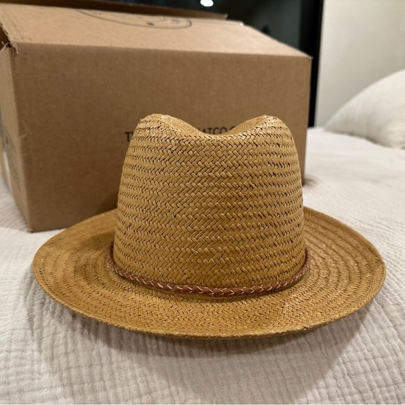 XL STRAW FEDORA SUN HAT - Picture 6 of 7